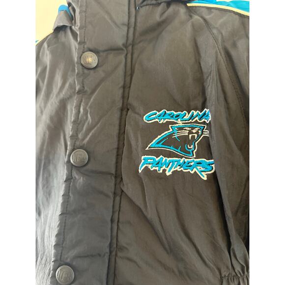 Vintage NFL Carolina Panthers Toddler Insulated Hooded Coat Full Zip Size 3T - Picture 3 of 9